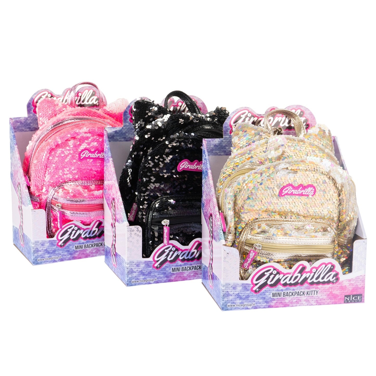 Girabrilla Kitty Pembe Kız Çocuk Mini Sırt Çantası