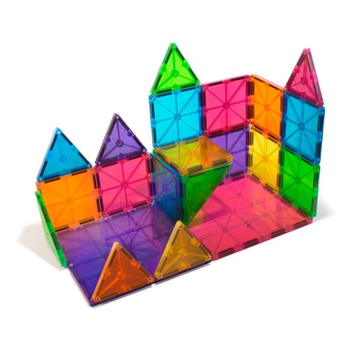 Magna-Tiles - Clear Color Set - 32 Parça
