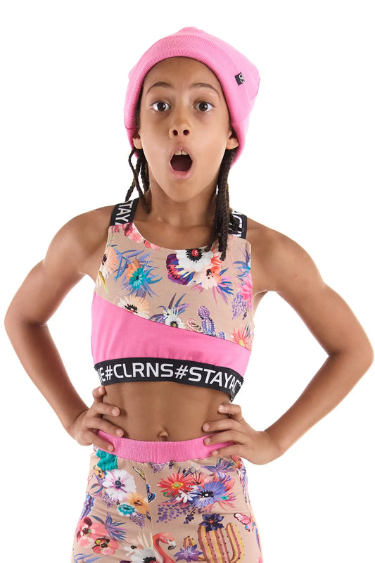 Colorinas Stay Active Kız Çocuk Crop Spor Atlet