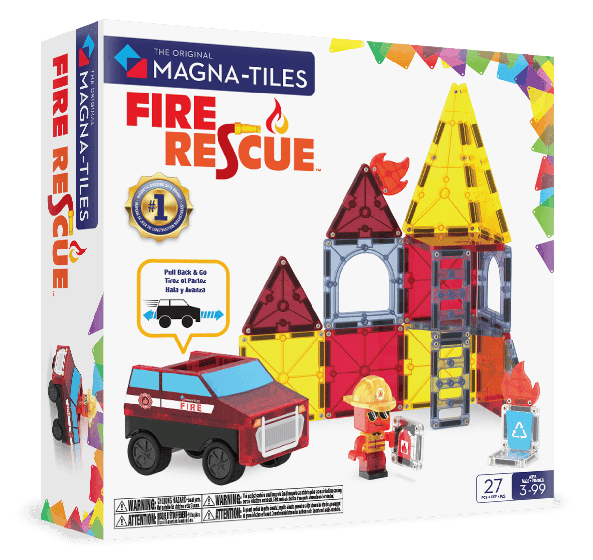 MAGNA-TILES® - Fire Rescue - 27 Parça