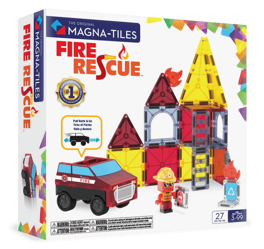 MAGNA-TILES® - Fire Rescue - 27 Parça