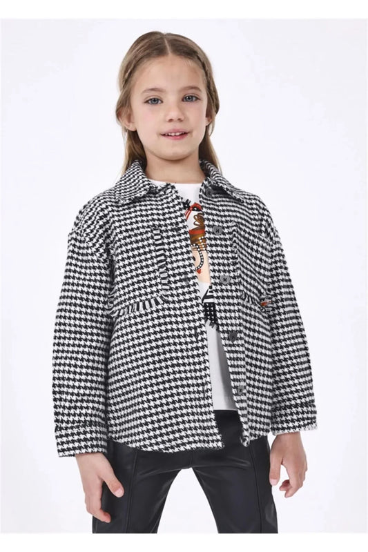 Mayoral Ekose Gömlek Siyah 4198