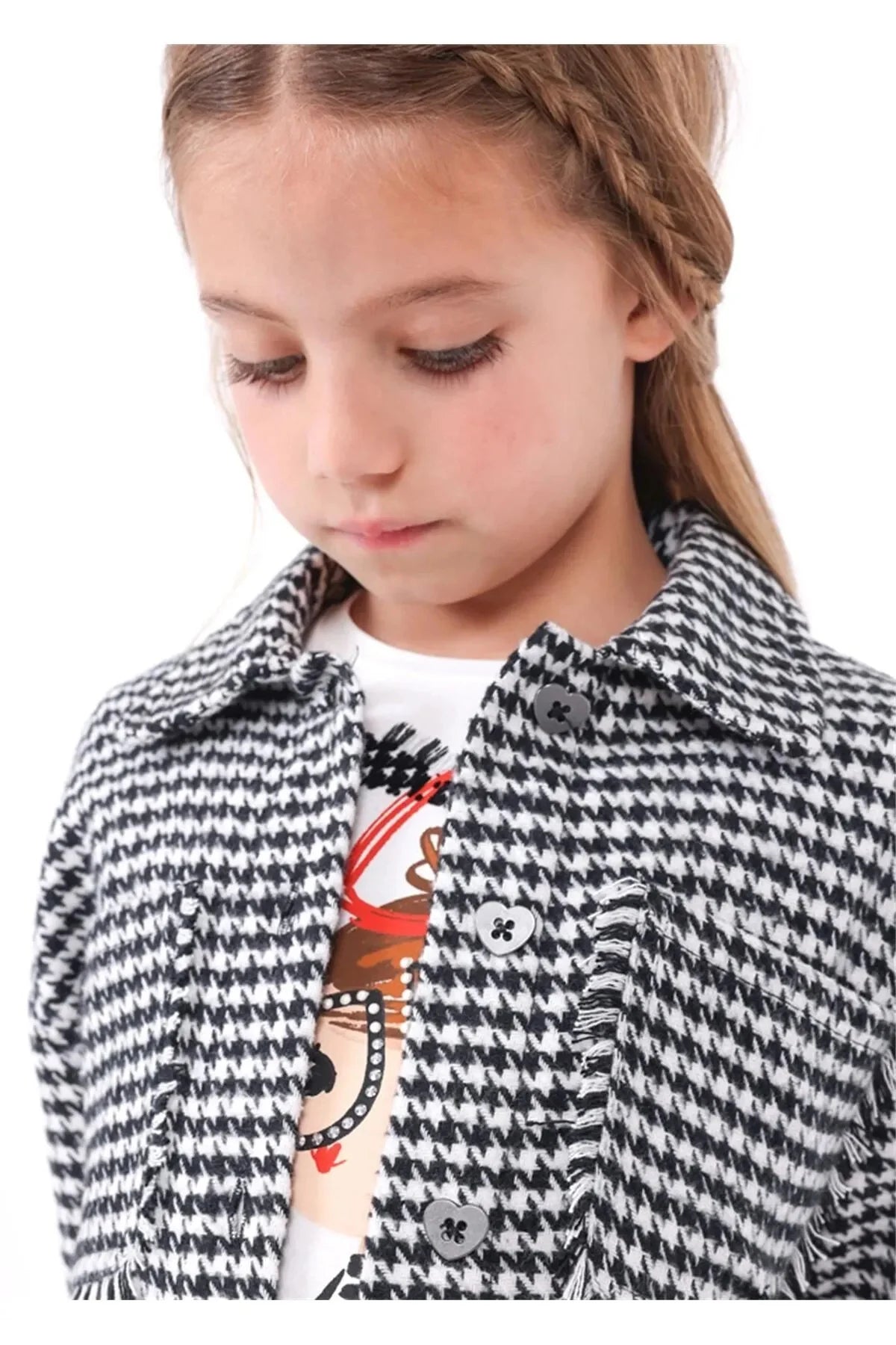 Mayoral Ekose Gömlek Siyah 4198