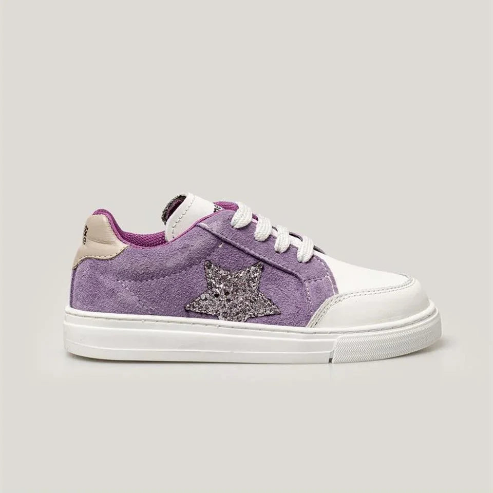 Merli&Rose Star Çocuk Sneaker | Lila-Gri-Silver