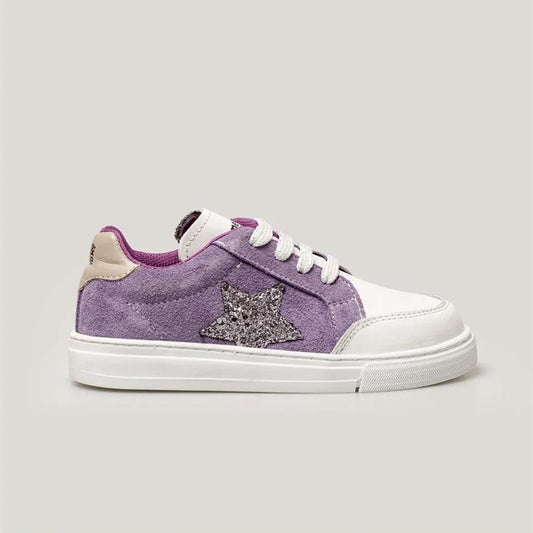Merli&Rose Star Çocuk Sneaker | Lila-Gri-Silver