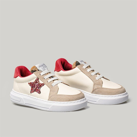 Merli&Rose Deri Star Sneaker | Glare-Red