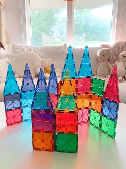 Magna-Tiles - Clear Color Set - 32 Parça