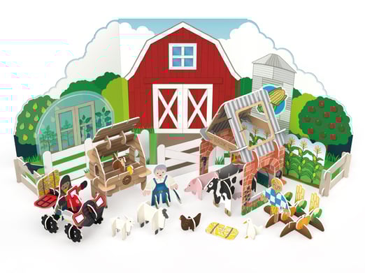 PlayPress - Story Playset - Farmyard