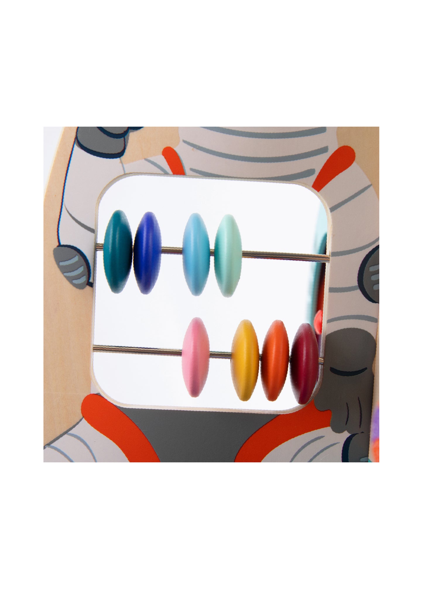 Classic World Ahşap Çoklu Aktivite Oyuncağı - Roket