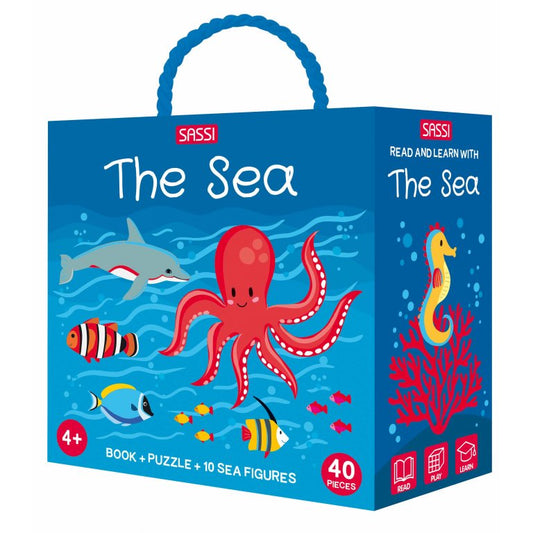 Sassi Read and Learn With the Sea - Book and Puzzle