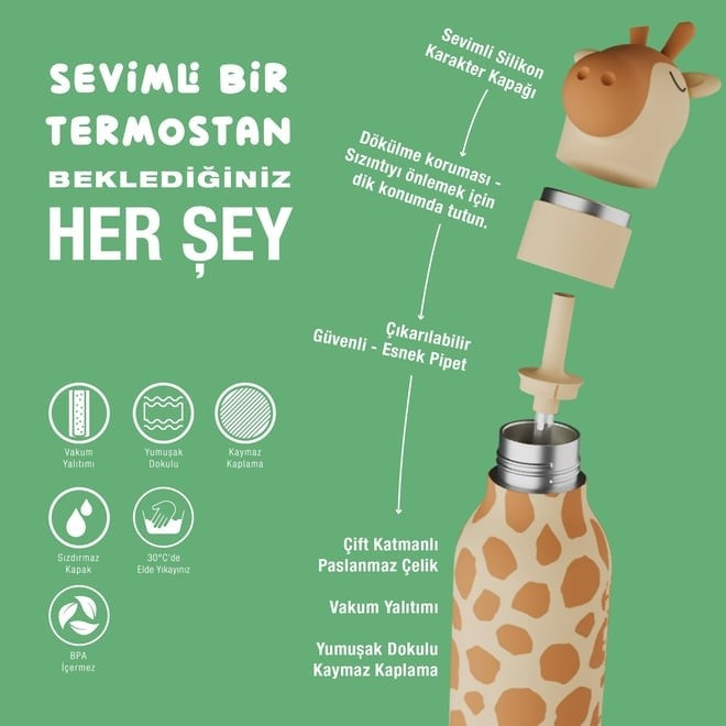 Asobu Bestie Bottle - Giraffe