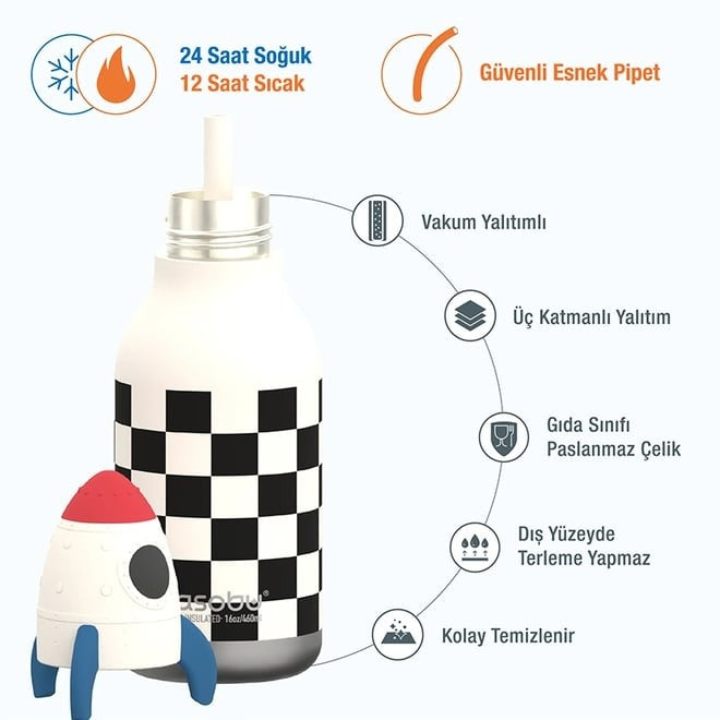 Asobu Bestie Bottle - Rocketship