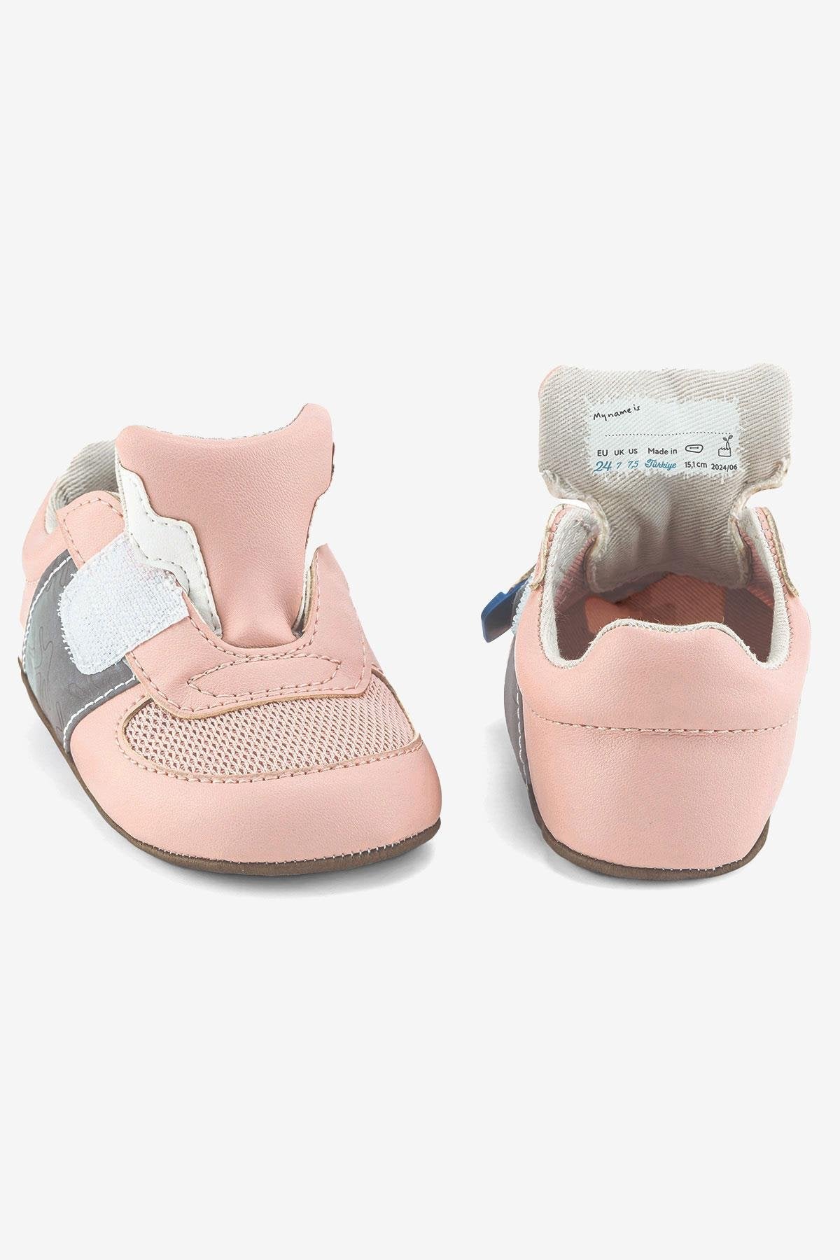 Hopfrög Smart Walker First Prime Havalı Pembe Barefoot İlk Adım Bebek Ayakkabı