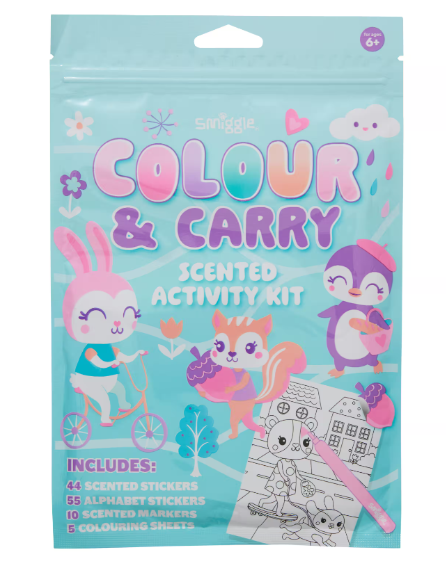 Smiggle Mini Colour & Carry Kokulu Aktivite Seti