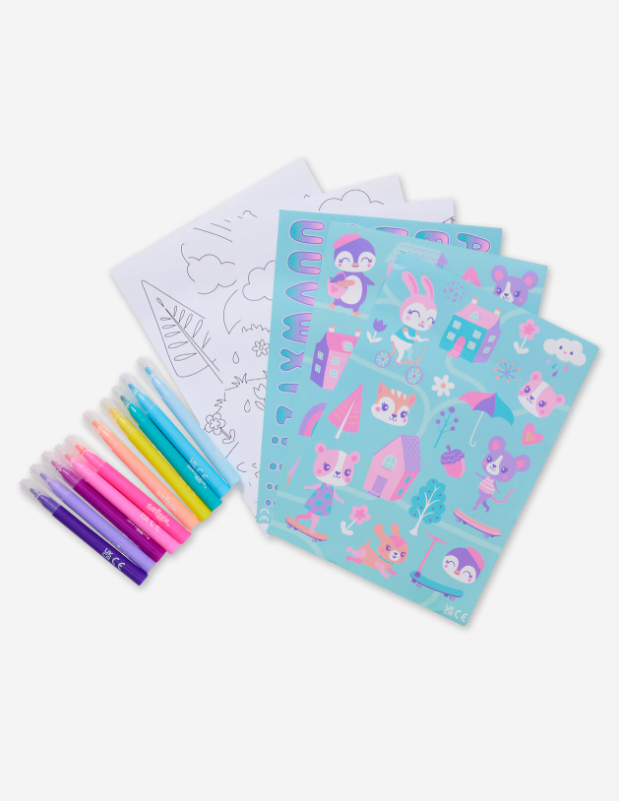 Smiggle Mini Colour & Carry Kokulu Aktivite Seti