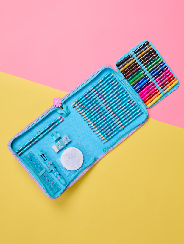 Smiggle Stitch Fermuarlı Kırtasiye Hediye Seti