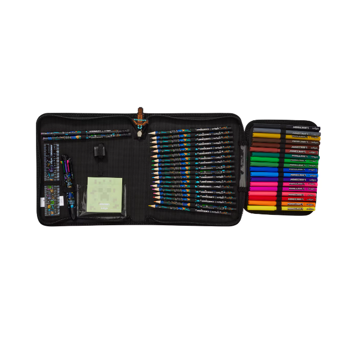 Smiggle Minecraft Hardtop Fermuarlı Kırtasiye Hediye Seti
