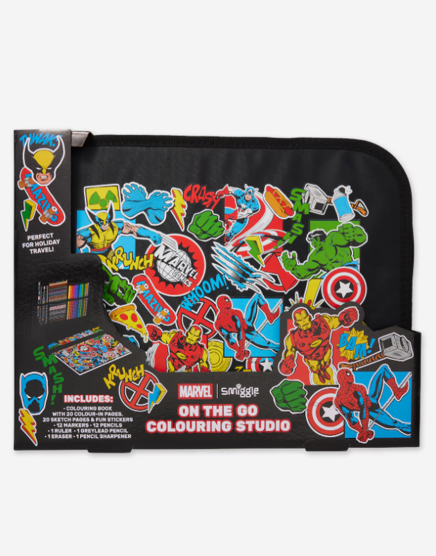Smiggle Marvel On-The-Go Taşınabilir Boyama Stüdyosu
