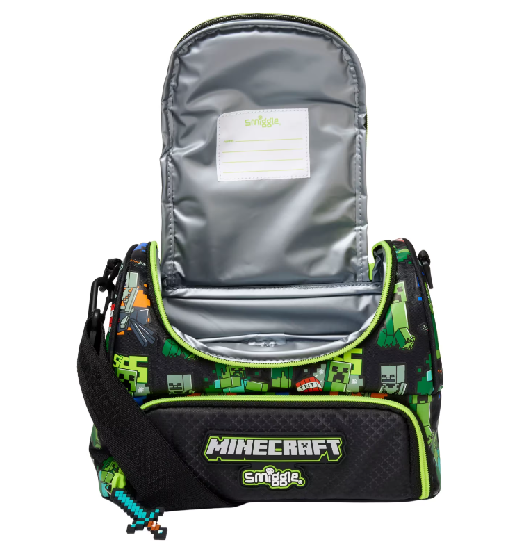 Smiggle Minecraft Askılı Çift Gözlü Beslenme Çantası