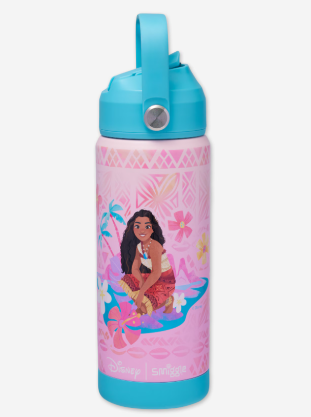 Smiggle Moana Squiggle Yalıtımlı Paslanmaz Çelik Su Matarası 550 ml