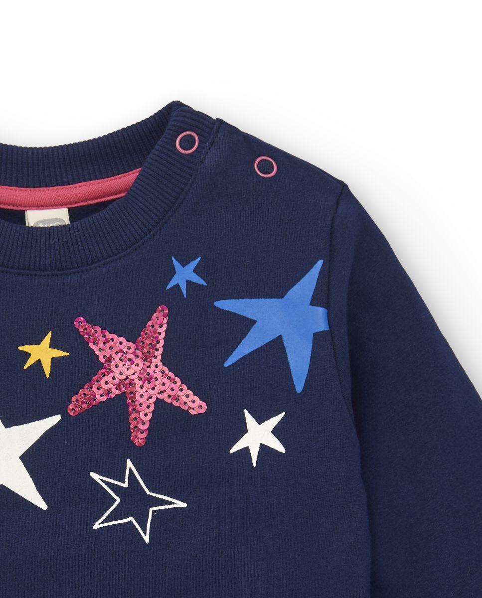 Tuc Tuc Kız Çocuk Payetli Sweatshirt