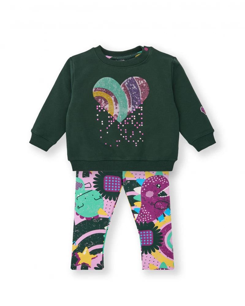 Tuc Tuc Kız Çocuk Tayt Takım