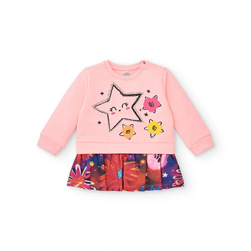 Tuc Tuc Kız Çocuk Uzun Kollu Elbise