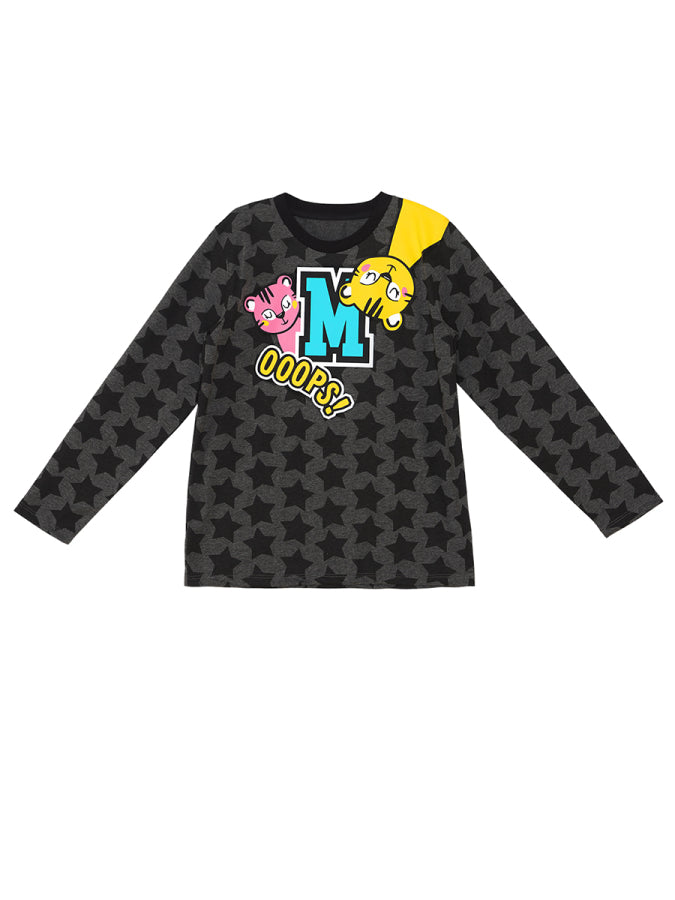 Denokids Yıldızlı Kız Çocuk T-shirt Tayt Takım